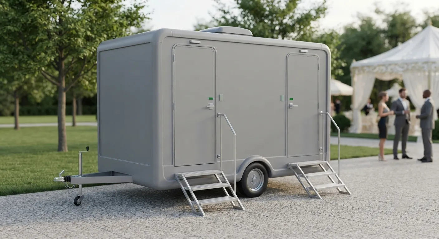 2 Stall Restroom Trailer in Worcester, MA