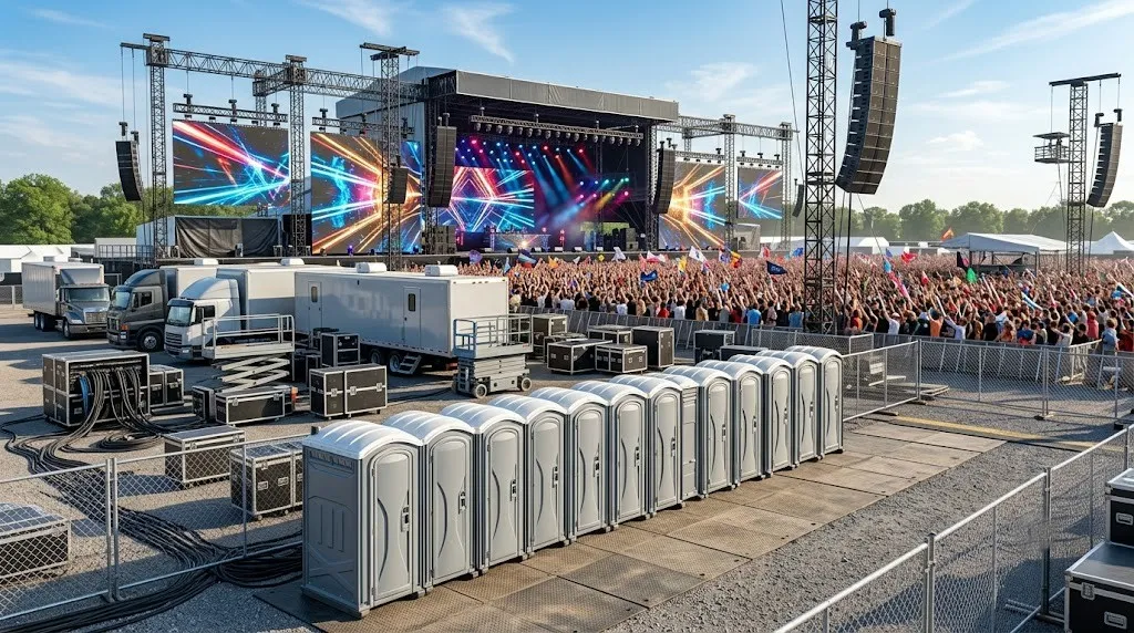 Concert Restroom Rental in Worcester, MA