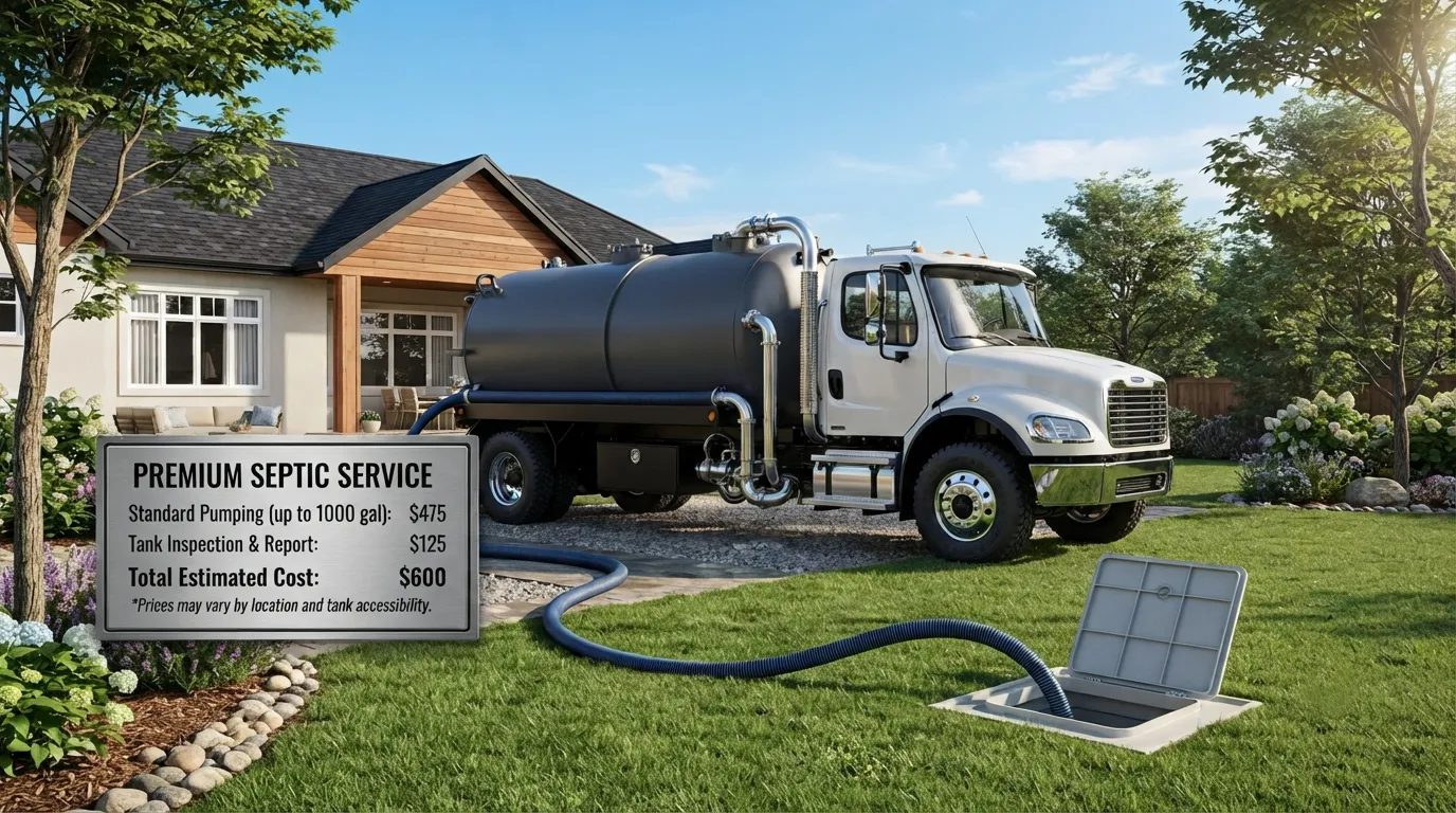 Septic Tank Pumping Cost in Worcester, MA